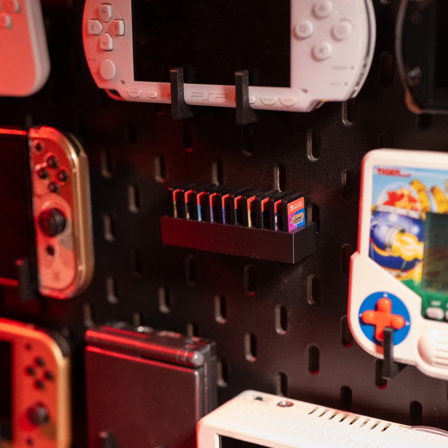 Suport jocuri Nintendo Switch pentru IKEA Skadis